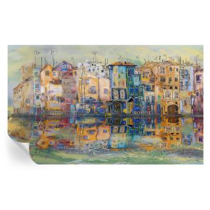 Papel parede adesivo cidade mágica 416x254 tulup