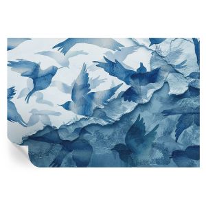 Papel parede adesivo pássaros dinâmicos 104x152 tulup
