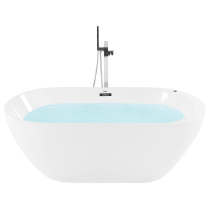 Banheira de hidromassagem independente com LED nevis 1700 x 800 mm branco