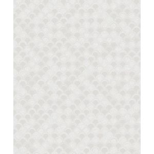 Borastapeter papel de parede motivo art deco brancoecinzento
