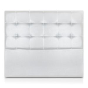 Cabeceros tritón tapizado polipiel blanco 170x120 de sonnomattress