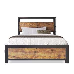 Cama individual 90 x 200 cm, estrado metálico, preto