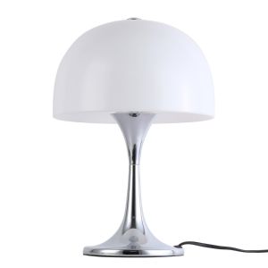 Lâmpada de mesa moderna "medusa", 3 luzes, vidro branco, g9