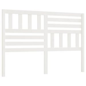 vidaXL cabecero de cama madera maciza de pino blanco 166x4x100 cm