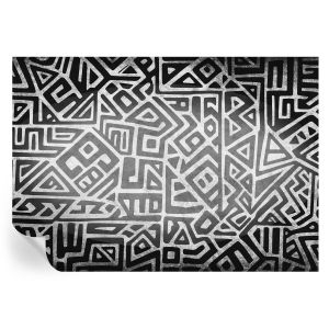 Papel de parede autocolante labirinto geométrico 208x146 tulup