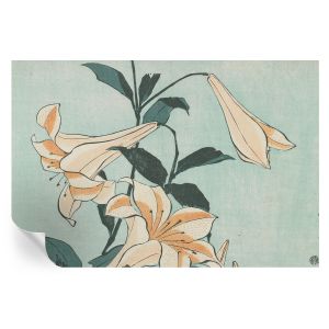 Papel de parede adesivo lírios delicados 104x152 tulup