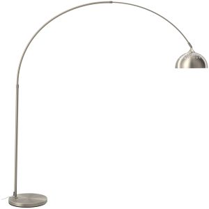 Candeeiro de arco telescópico, retro, altura 187-206 cm 60 w níquel mate
