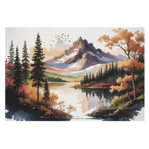 Papel de parede para paredes 250x250 outono nas montanhas tulup