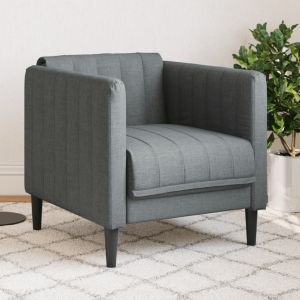 Poltrona tecido cinzento-escuro ewg4567