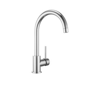 Torneira de cozinha WELLBAD Cascade - bico giratório de 360° - cromado