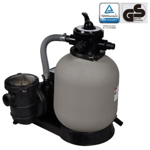 Bomba de filtro de areia vidaxl 600 w 17000 l/h