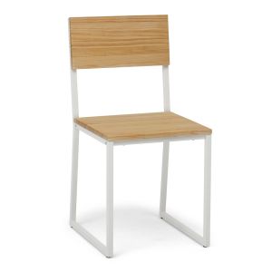 Silla desmontable oxford blanca na