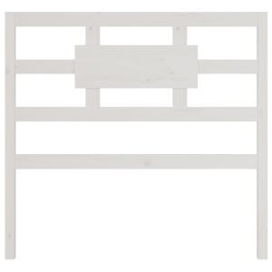 vidaXL cabecero de cama madera maciza de pino blanco 105,5x4x100 cm