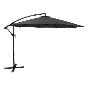 Guarda-sol suspenso 3 m – cinzento