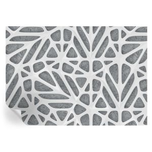 Papel de parede adesivo rede geométrica 208x146 tulup