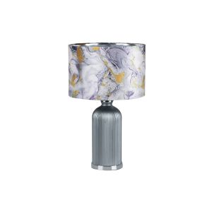 Alexandra house candeeiro de mesa metal/cristal multicolor 48x48x63 cm