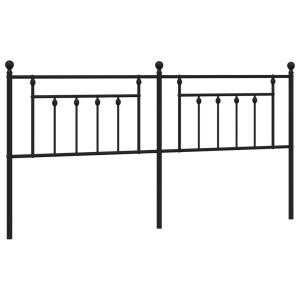 vidaXL cabecero de metal negro 200 cm