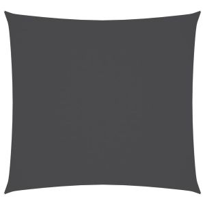 vidaXL toldo de vela cuadrado tela oxford gris antracita 6x6 m