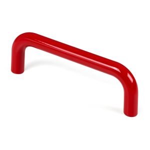 Puxador abs 96mm vermelho brilhante, lote com 50