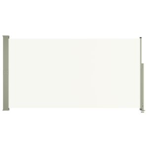 Toldo lateral retrátil para pátio 160x300 cm cor creme