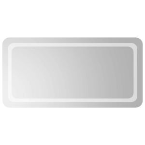 vidaXL espejo de baño con LED 100x50 cm