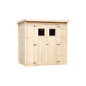 Galpão de madeira 2,22 m² - H200 x 204 x 142 cm - TIMBELA M311