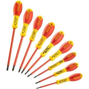 Jogo de 10 chaves de fenda - stanley fatmax - fmht62573-0 - isoladas 1000v