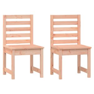Cadeiras de jardim 2 pcs 50x48x91,5 cm madeira douglas maciça