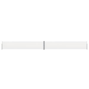 Toldo lateral retrátil para pátio 140x1200 cm creme egw990444