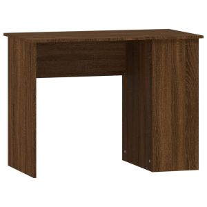 Secretária 100x55x75 cm derivados de madeira carvalho castanho