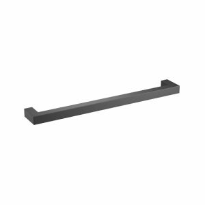 Puxador de móveis inox dist entre centros de 224 mm acab preto lote de 25