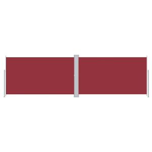 Toldo lateral retrátil 180x600 cm vermelho