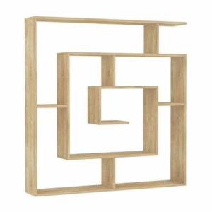 Estante maze. Cor safira. (altura 129 cm/largura 125 cm/profundidade 32 cm)