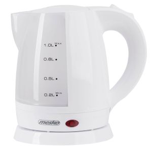 Chaleira eléctrica de água 1 l sem  bpa, sem  mesko ms1276 branco 1600w