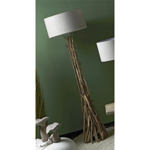 Luminária de pé sarsi com galhos de castanheiro 45x162cm