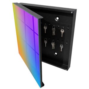 Caixa para chaves moderna 30x30x5, abertura à esquerda tulup