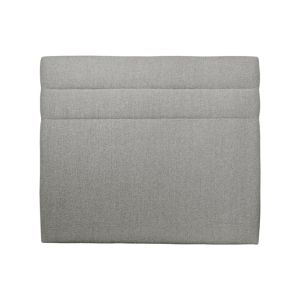 Cabeceira de cama 2 linhas ascot taupe  120 x 105 cm altura 120 cm  indream