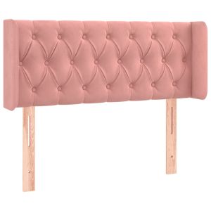 vidaXL cabecero de terciopelo rosa 93x16x78/88 cm