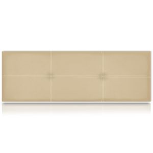 Cabeceros poseidón tapizado polipiel beige 100x50 de sonnomattress