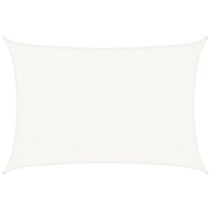 Para-sol estilo vela 160 g/m² 2,5x4 m pead branco