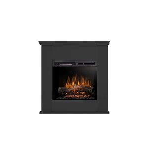 Lareira elétrica independente LED preta kelia de 23"