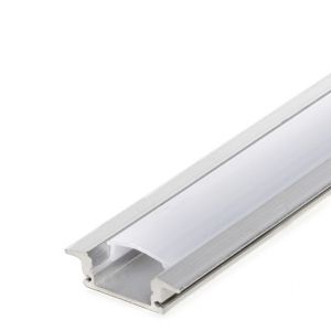 Perfil alumínio para a tira LED LED - difusor leitoso rl-a1708 x 2m
