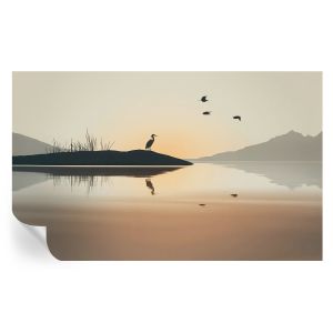 Papel de parede autocolante silêncio da manhã 416x254 tulup