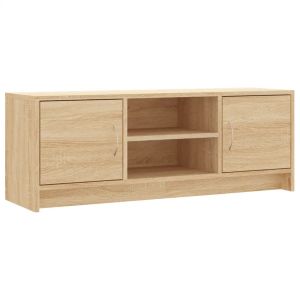 Móvel para tv - helloshop26 - 102 x 30 x 37,5 cm - carvalho sonoma - grande