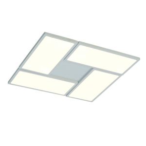 Plafon LED 60w, 3000k regulável novo ou branco cristalrecord 26-884-60-100