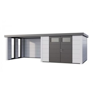 Abrigo jardim nh8 c ap grande janela à esq | branco / branco | novo habitat