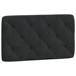vidaXL cabecero de cama acolchado terciopelo negro 90 cm
