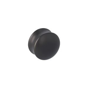 Puxador para móveis, zamac, 40 mm de diâmetro, preto