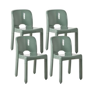 Conjunto de 4 cadeiras de jardim betim verde