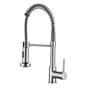 Grifo de cocina k2o dock 27x5x41cm grifo monomando con muelle, caño girator
